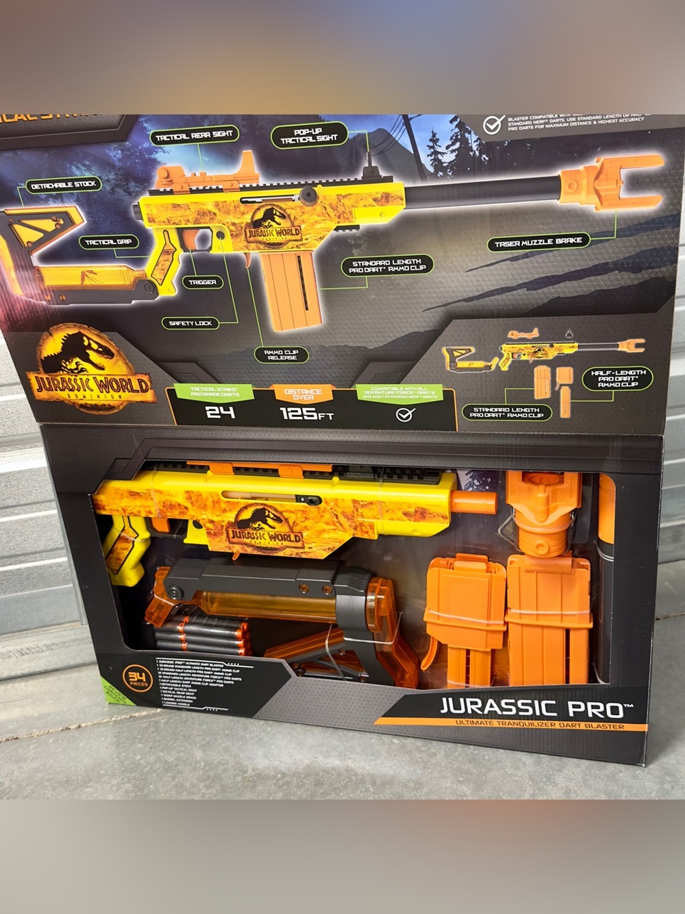 Jurassic World Adventure Force Tactical Strike Pro  Dart Blaster (NEW)